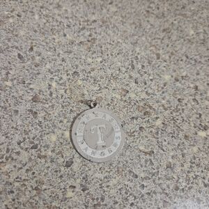 Silver Texas Rangers Pendant Necklace